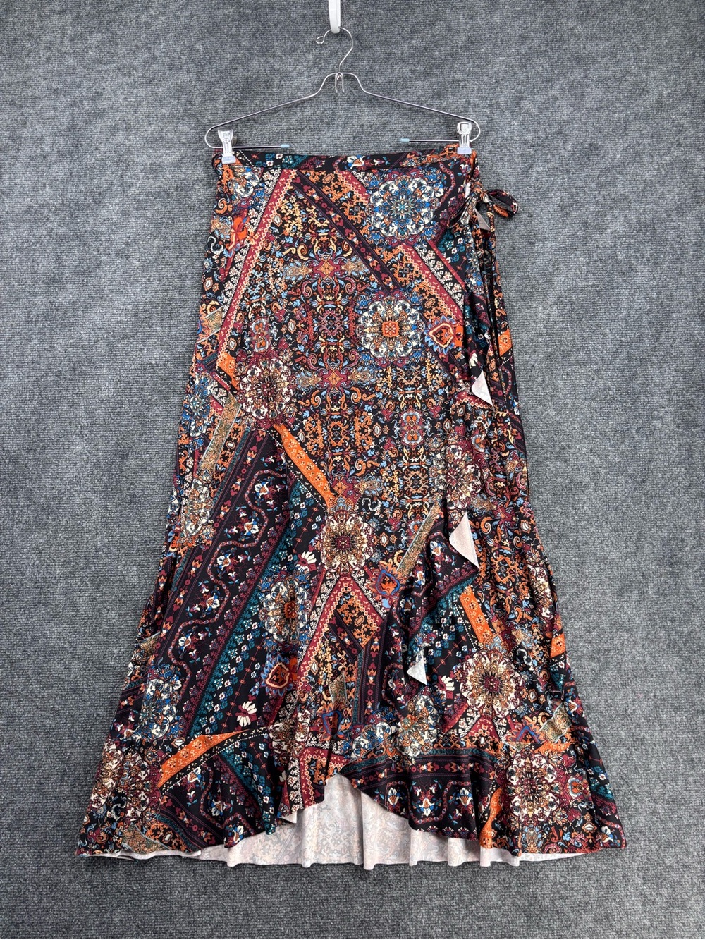 Earthbound Trading Earthy Boho Hippie Chic Wrap Skirt Women’s XL